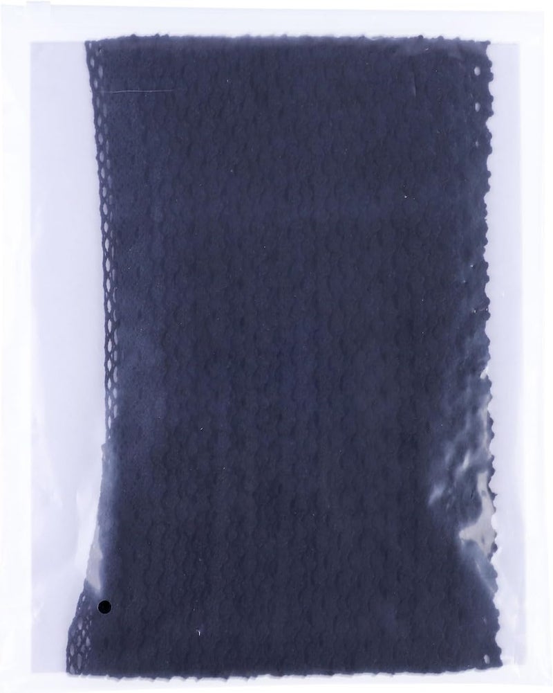 DYSHIPEN 20 Yards x 1 Inch Lace Ribbon Vintage Lace Trim Crochet Cotton Lace Edge for Christmas Package DIY Sewing Wedding Bridal Dress,Costume,Crafts and Sewing (Black) - Image 3